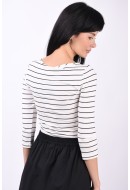 Bluza Dama Only Onlmera White Stripes Dark Navy